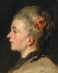 Hans Canon, Portrait of a girl, oil on canvas