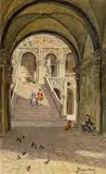 Antonietta Brandeis, Venice, Scala dei Giganti in the Doge's Palace