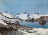 Karl Ludwig Prinz, Glacier in the Ziller Valley with the Schwarzensee, 1912, oil on canvas