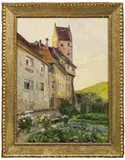 Marie Egner, City tower of Meersburg at the Bodensee