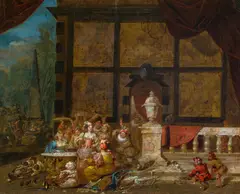 Merry Company by attributet to Frans Breydel, oil on canvas, sold Feb 2016