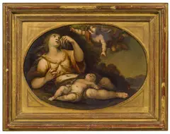Ercole Procaccini der Jüngere amenable, Hagar and the angel, oil on panel