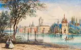 Franz Alt, Blick auf Schloss Laxenburg