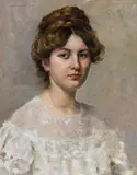 Rafaela Kikiewicz, Porträt von Fritzi Hoffmann, 1908, Öl auf Leinwand