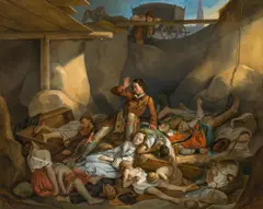 Adam Brenner, Der liebe Augustin, 1841, Öl auf Leinwand