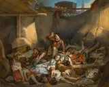 Adam Brenner, Der liebe Augustin, 1841, Öl auf Leinwand
