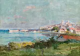 Town near the sea (Nice?) by Edmond Marie Petitjean, c. 1920, oil on canvas, offered Feb 2016