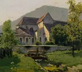 Karl Ludwig Prinz, Blick auf die Stiftskirche in Lilienfeld