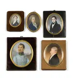 Alois von Anreiter, Konvolut: 5 Herrenporträts