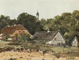 Josef Willroider, Landschaft mit Gehöft
