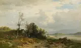 Josef Willroider, Blick von Krumpendorf über den Wörthersee auf Maria Loretto