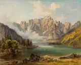 Jakob Canciani, Der Weißenfelser See, Öl auf Leinwand