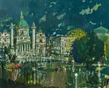 Hans Robert Pippal, Karlskirche bei Nacht