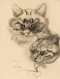 Ludwig Heinrich Jungnickel, Katzen