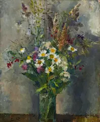 Leo Fellinger, Blumenstillleben, 1943, Öl auf Leinwand