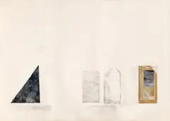 Karl Hikade, o.T., 1989, Mischtechnik auf Papier