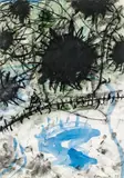 Gunter Damisch, o.T., 1993, Mischtechnik auf Papier