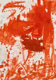 Gunter Damisch, o.T., 1993, Aquarell auf Papier