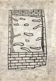 Werner Reiterer, o.T., Überarbeiteter, collagierter Druck; Auflage: E.A. 1/3