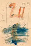 Siegfried Anzinger, o.T., 1983, Mischtechnik auf Papier