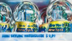Emil Herker, New York Snowglobes, 1999, Öl auf Leinwand