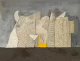 Karl Korab, o.T., 1979, Gouache, Collage auf Papier; ungerahmt
