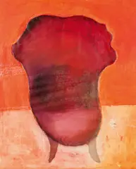 kümmerling by Sylvia K. Kummer, 2012, Mischtechnik auf Papier, offered Feb 2016