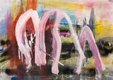 Matthias Lidy, Vento di rosa, 2010, Mischtechnik auf Karton