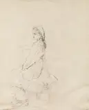 Marie Luise Lebschik, Paolina III, 2001, Mischtechnik auf Papier
