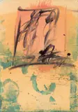 Josef Mikl, o.T., 1967, Mischtechnik auf Papier