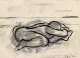 Otto Muehl, o.T. (Liegende)
