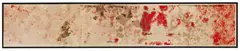 Hermann Nitsch, Vienna Secession, triptych, 1987, action relic on cardboard