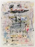 o.T. by Hans Staudacher, 1965, Mischtechnik auf Papier; ungerahmt, sold Feb 2016