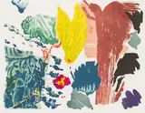 Max Weiler, Adventblume, 1991, Farblithographie auf Papier; Auflage: 226/300