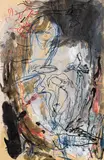 Otto Zitko, o.T., 1985, Mischtechnik auf Papier