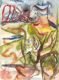 Wolfgang Böhm, o.T., 1995, Aquarell auf Papier