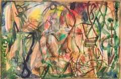 Wolfgang Böhm, o.T., 1981, Aquarell auf Papier
