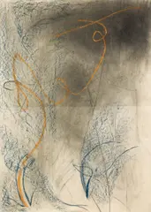 Wolfgang Böhm, o.T., 1990, Mischtechnik auf Papier