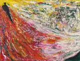 o.T. by Gunter Damisch, 1985, Öl auf Leinwand, sold Jan 2016