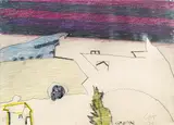 Karl Anton Fleck, Grean, 1978, Mischtechnik, Collage auf Papier