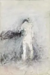 Nicole Bottet, Konvolut aus zwei Arbeiten, Aquarell auf Papier, eines davon ungerahmt