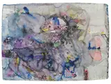 Ernst Gradischnig, Vogelinsel, 1990, Aquarell auf Papier