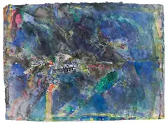 Ernst Gradischnig, o.T., 1990, Aquarell auf Papier