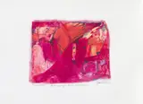 Robert Hammerstiel, Konvolut aus vier Arbeiten: Figur an der Tür, o.T.; Figurale Bewegung in Magenta und Orange; o.T.;