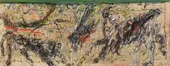 Hans Hoffmann, o.T., 1988, Öl auf Leinwand