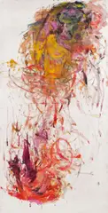 Martha Jungwirth, Großer Narziß, 1991, Öl auf Leinwand
