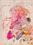 Bali by Martha Jungwirth, 1995, Mischtechnik auf Papier; ungerahmt, sold Jan 2016