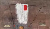 Hermann Kremsmayer, o.T., 1992, Mischtechnik, Collage auf Leinwand