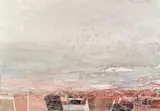 Gottfried Salzmann, Dächer, Aquarell auf Papier; ungerahmt