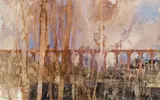Gottfried Salzmann, o.T., Aquarell auf Papier; ungerahmt